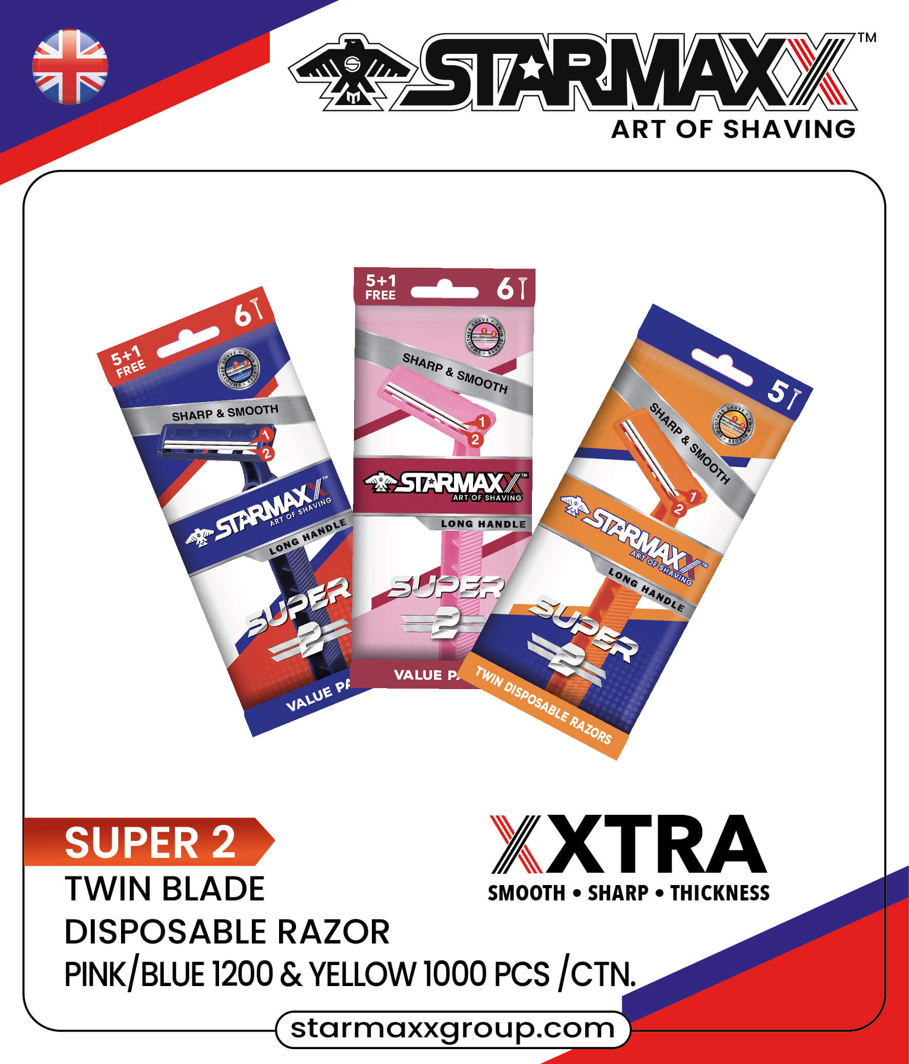 Eco-Friendly Disposable Razors